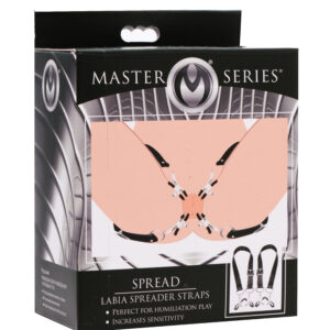 Labia Spreader Straps with Clamps