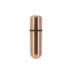 Power Bullet First Class 6cm Rechargeable w Crystal Rose Gold