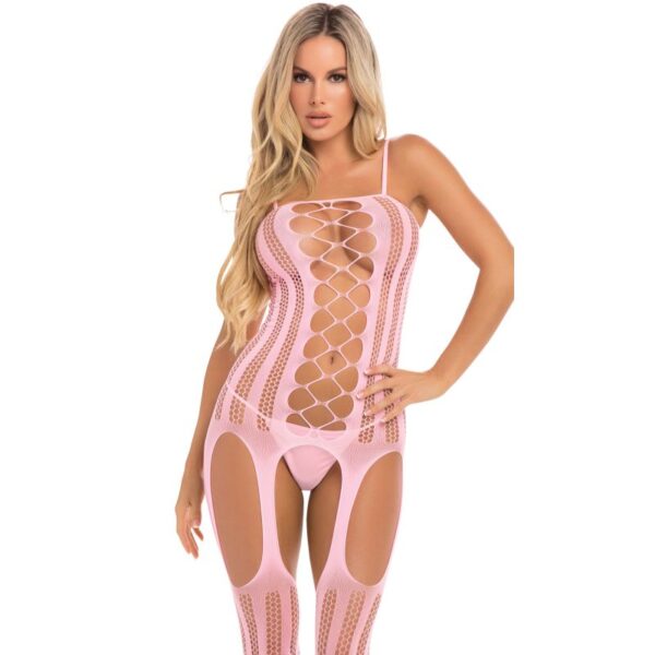 Fake News Bodystocking Pink