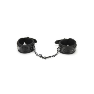 Whip Smart Diamond Handcuff Black