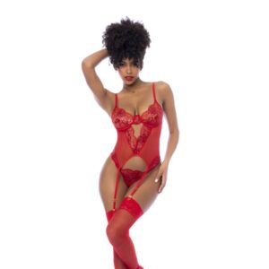 Red 2 Pc Set w/ Matching Thong